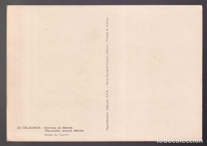 Postales: Eug&egrave;ne Delacroix. *Environs de Mekn&egrave;s* Nueva. - Foto 2