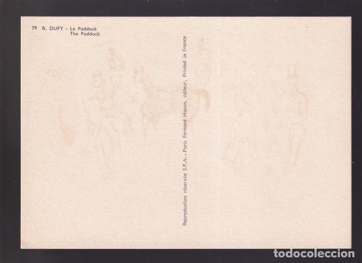 Postales: Raoul Dufy. *Le paddock* Nueva. - Foto 2