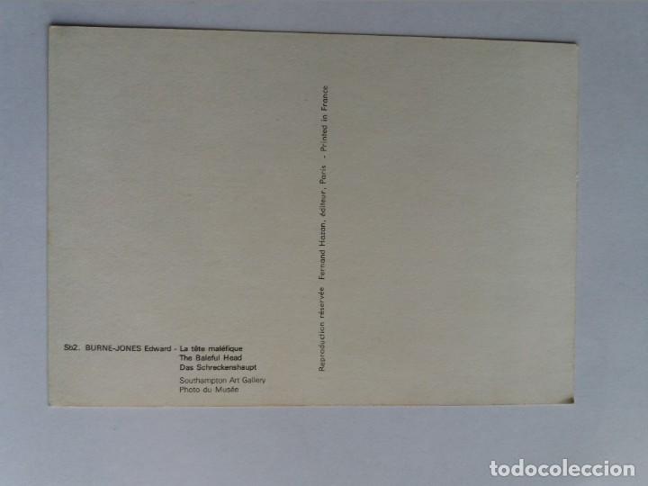Postales: POSTAL - BURNE-JONES EDWARD - LA TETE MALEFIQUE - Foto 2
