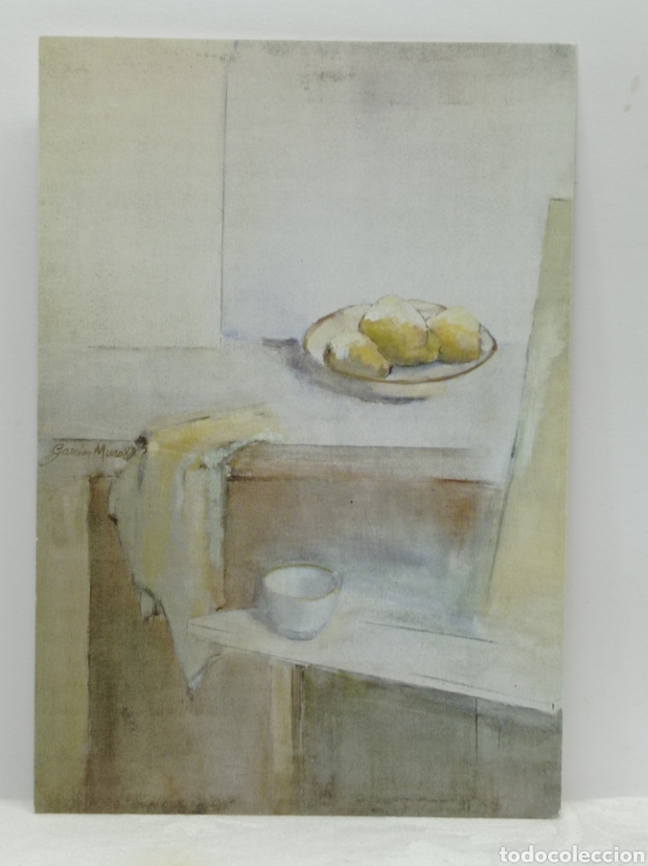 Postkarten: LUISA GARCIA MURO, EXPO TALLER DE PICASSO. BCN 1988 -INVITACION-