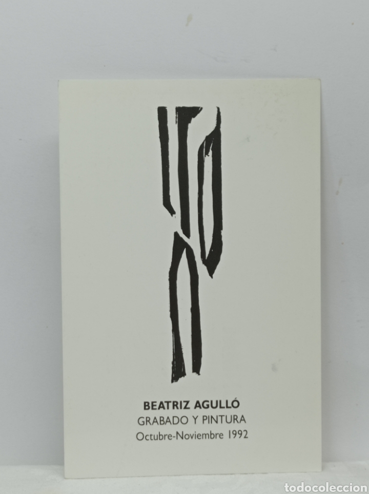 Postales: BEATRIZ AGULLO, EXPO BAR NORMAL. BCN 1992 - Foto 1