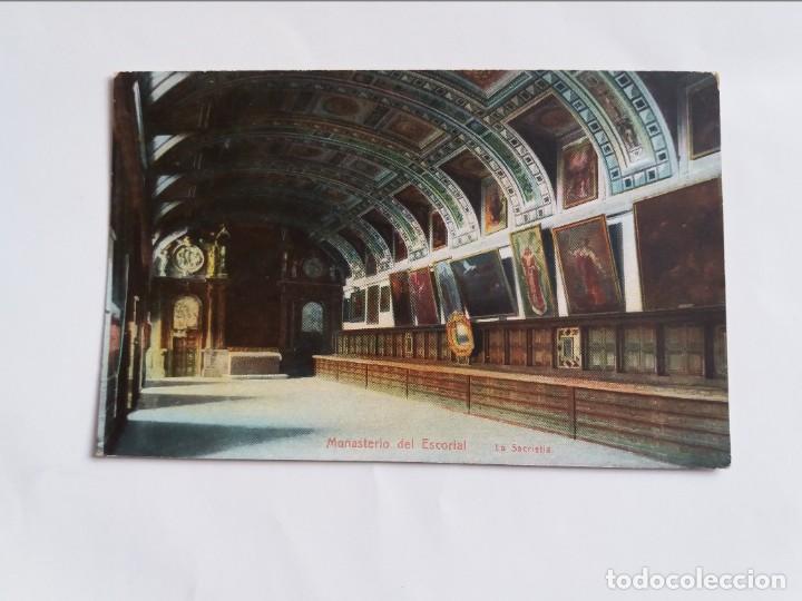 Postales: POSTAL - MONASTERIO DEL ESCORIAL - LA SACRISTIA - Foto 1