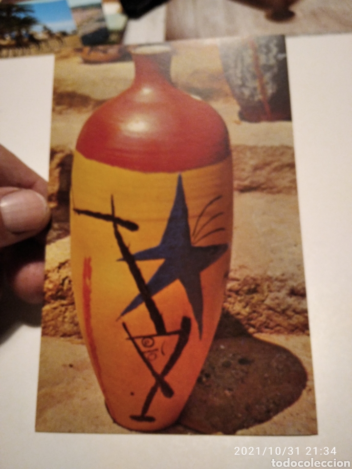 Postales: Postal cer&aacute;mica de Joan Mir&oacute; - Foto 1