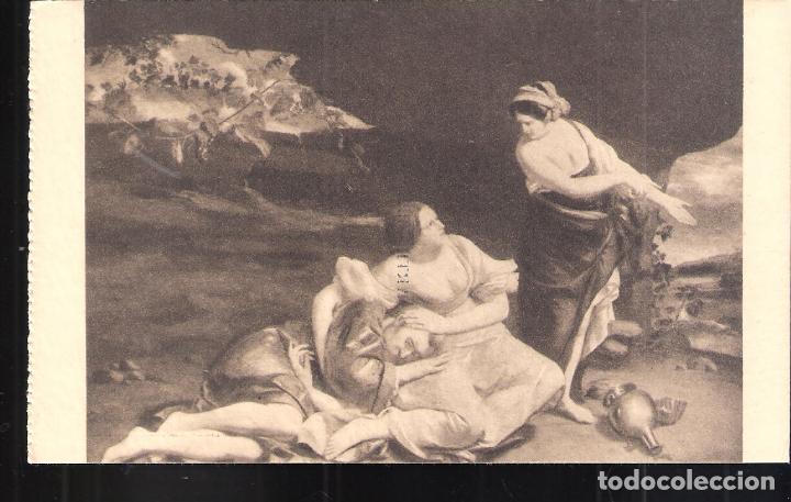 Postais: Gentileschi. Lot y sus hijas. N&ordm; 39. Museo de Bilbao. ARTE-Bilbao.