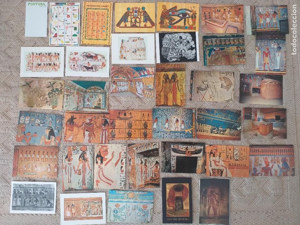 Postales: 71 postales arte egipcio. - Foto 1