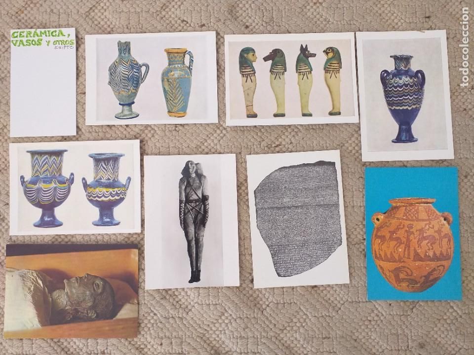 Postales: 71 postales arte egipcio. - Foto 3