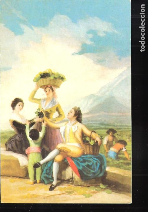 Postales: Goya. La Vendimia. Museo del Prado. Madrid. - Foto 1