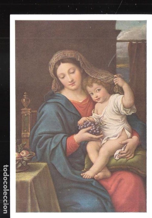 Postales: Mignard. La Vierge a la Grappe.. Louvre. Paris. - Foto 1