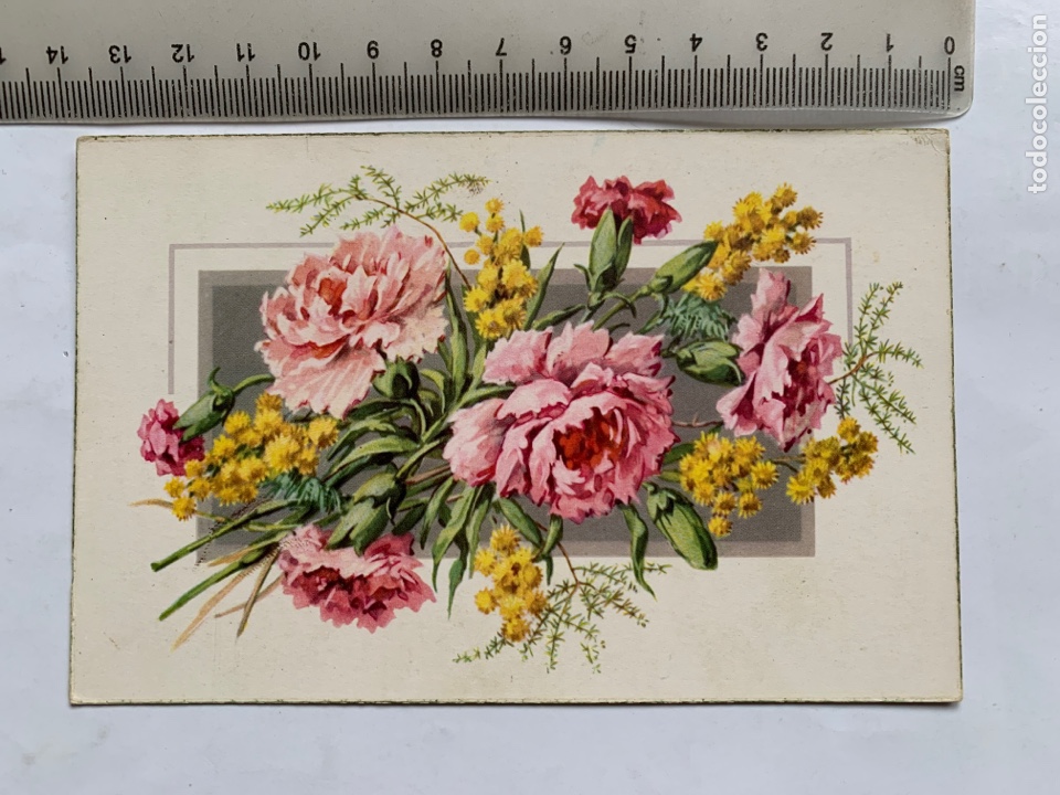 Postais: POSTAL FELICITACI&Oacute;N. FLORES. ILUSTRACI&Oacute;N?. C. Y Z.