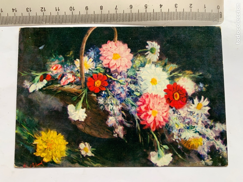 Postales: POSTAL. FLORES. VIDAL ROLLAND. EDICIONES BARSAL. BARCELONA. - Foto 1