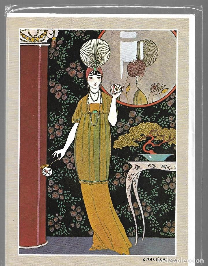 Cartoline: GEORGES BARBIER / SHEHERAZADE. POSTAL D&Iacute;PTICA Y NUEVA. EDICI&Oacute;N VERKERKE NUM. AC 3259. A&Ntilde;O 1977.