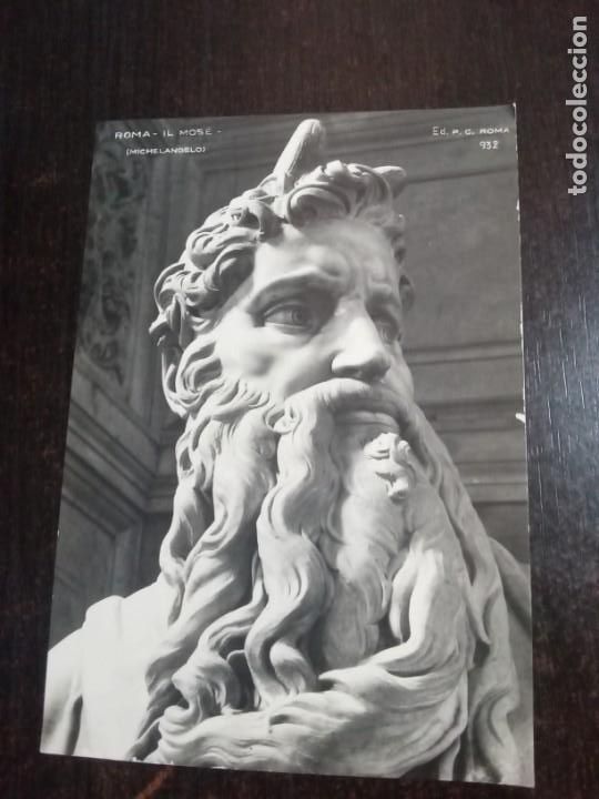 Postales: Roma.Il Mos&eacute;.Michelangelo. - Foto 1