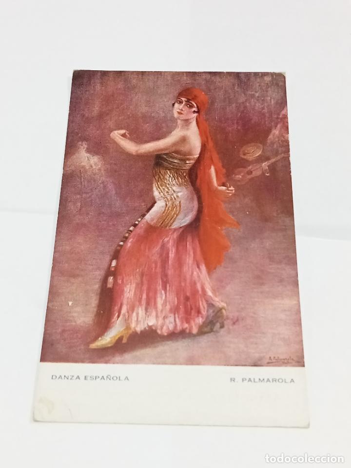 Cartes Postales: TARJETA POSTAL. R.PALMAROLA. PINTURA DANZA ESPA&Ntilde;OLA. N&ordm; 1461