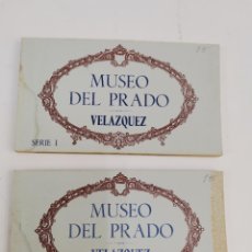 Postales: P-13166. PAREJA DE BLOCS DE POSTALES MUSEO DEL PRADO, VELAZQUEZ. SERIE I Y II.