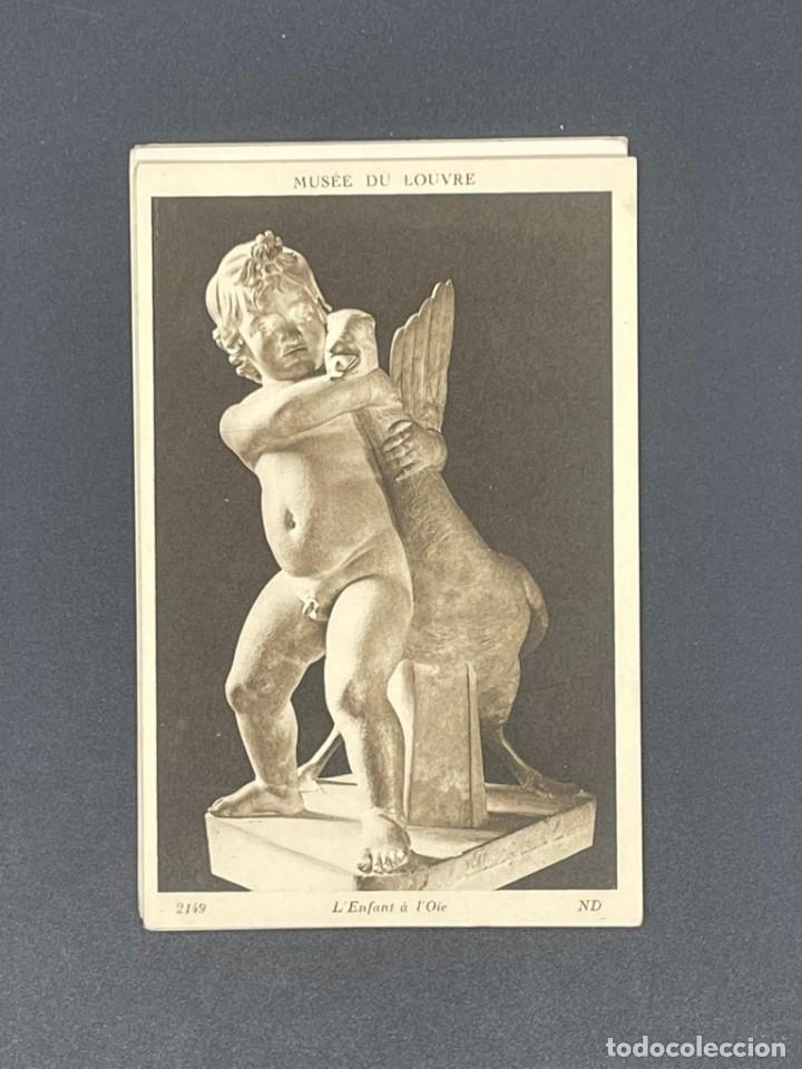 Postales: LOTE DE 13 POSTALES DEL MUSEO DU LOUVRE - Foto 7