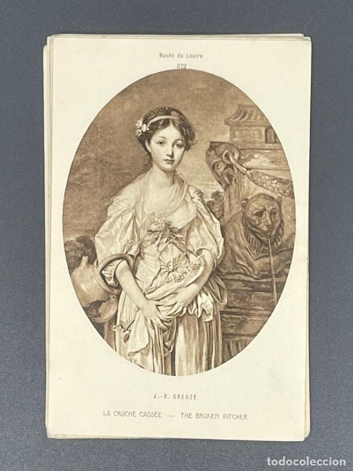 Postales: LOTE DE 18 POSTALES DEL MUSEO DU LOUVRE - Foto 9