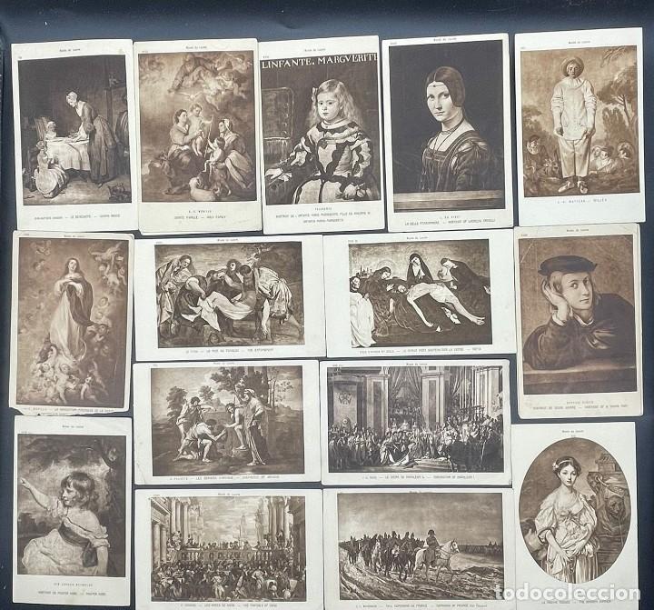 Postales: LOTE DE 18 POSTALES DEL MUSEO DU LOUVRE - Foto 11