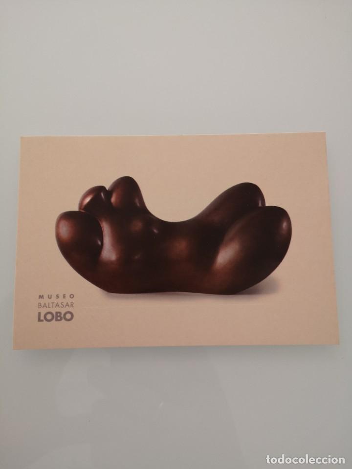 Postales: POSTAL BALTASAR LOBO EN LA PLAYA BRONCE 1977 - Foto 1