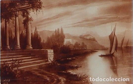 Postales: PAISAJE EN SEPIA. - Foto 1