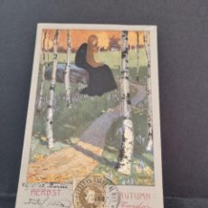 Postales: RARA POSTAL JEAN BLOÉ NIESTLE AUTUMN, HERBST, OTOÑO 1907 ( 85.1000.IMP). Lote 340172233