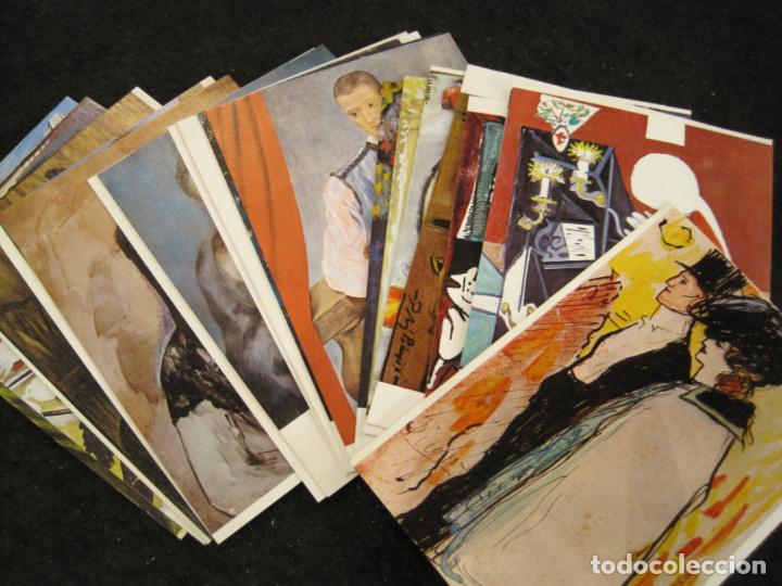 Postais: PICASSO-COLECCION DE 20 POSTALES-CERCLE D'ART-ESCUDO DE ORO-VER FOTOS-(K-6654)