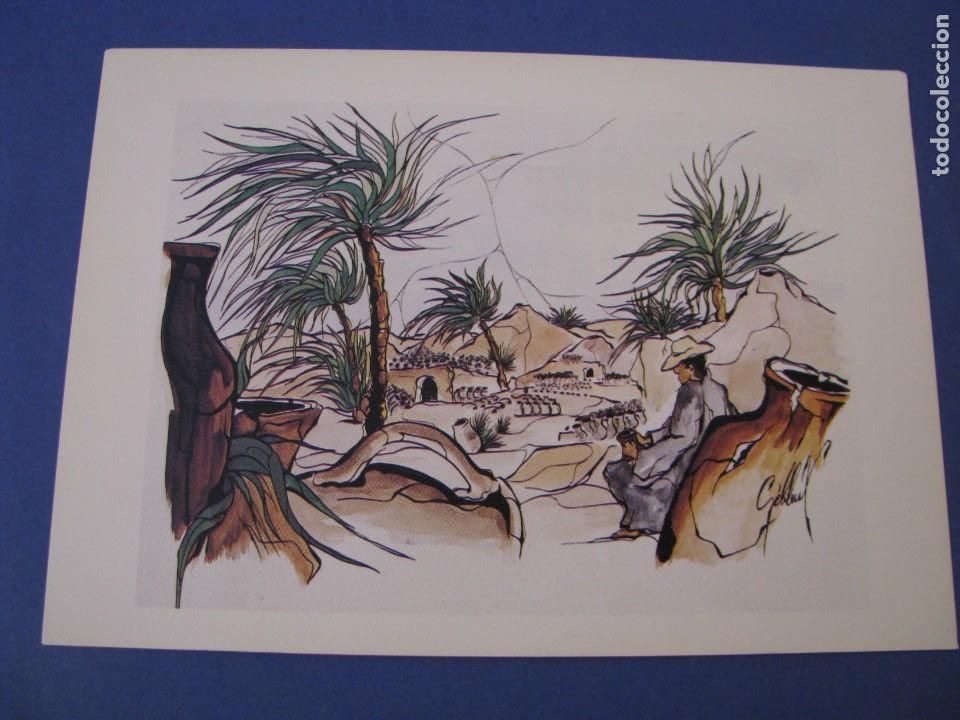 Postales: POSTAL DE OBRA DE G. M. GEBLEUX. GUELLALA - DJERBA. SERIE TUNISIE. ED. SOCROART.