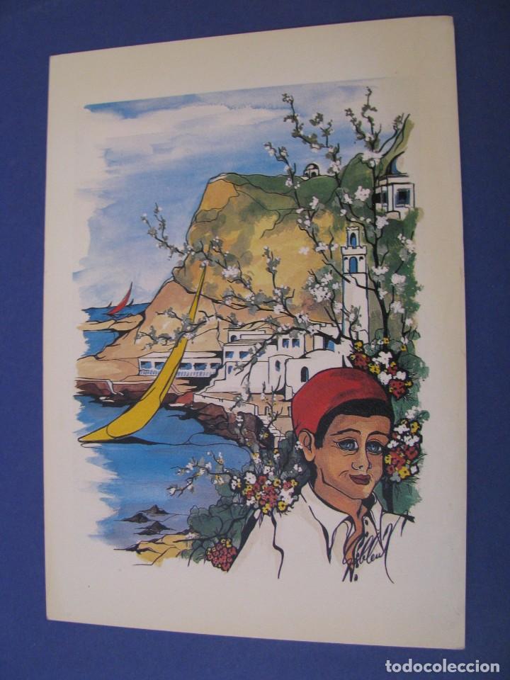 Postcards: POSTAL DE OBRA DE G. M. GEBLEUX. KORBOUS. SERIE TUNISIE. ED. SOCROART.