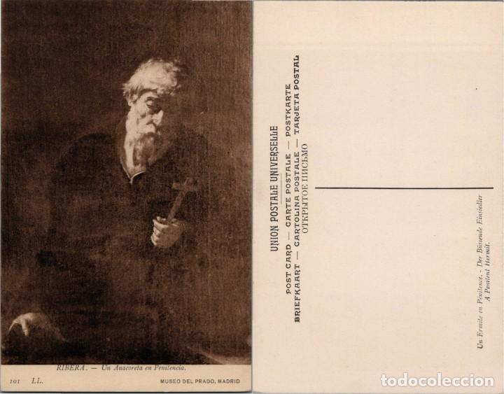 Postales: Ribera - Un Anacoreta en Penitencia - Ed. Museo del Prado - 14x9cm