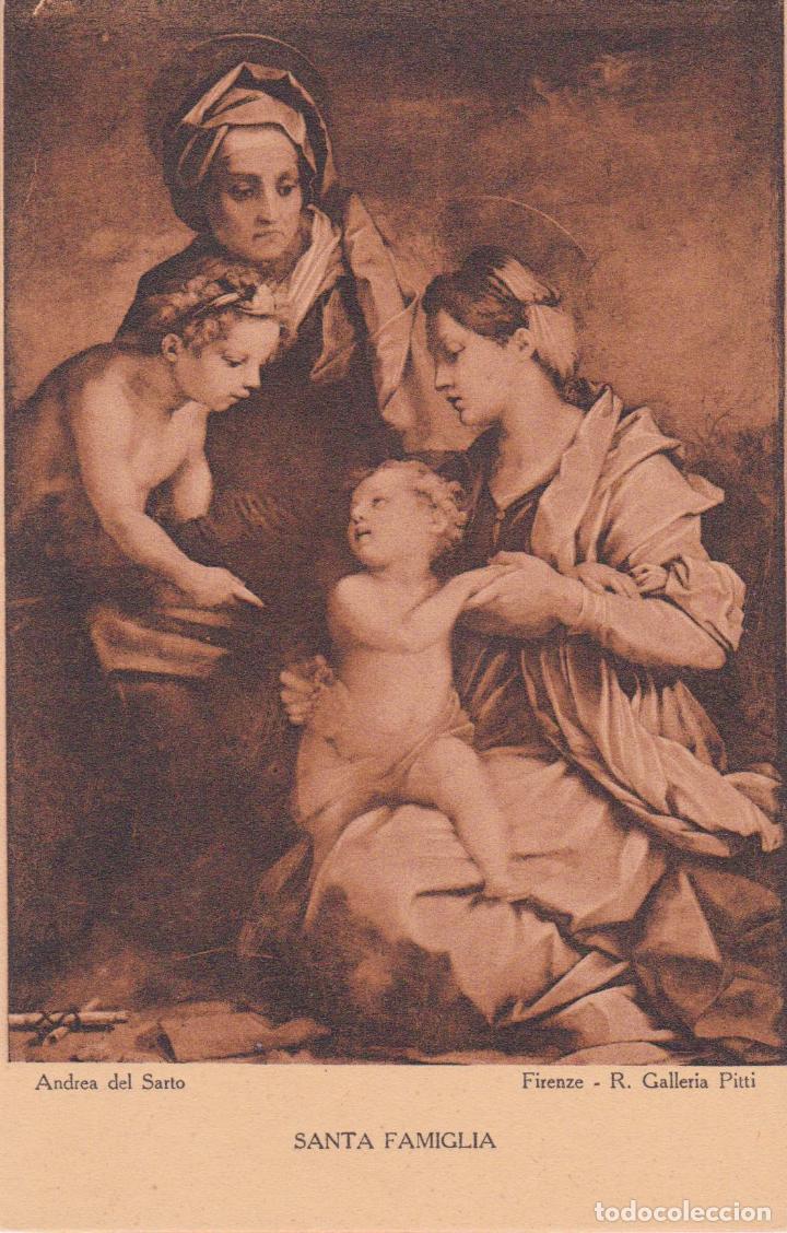 Cartoline: POSTAL OBRA DE ANDREA DEL SARTO, SANTA FAMIGLIA &ndash; UMF 267 &ndash; S/C