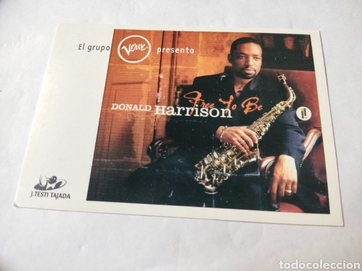 Postales: Postal Donald Harrison jazz - Foto 1