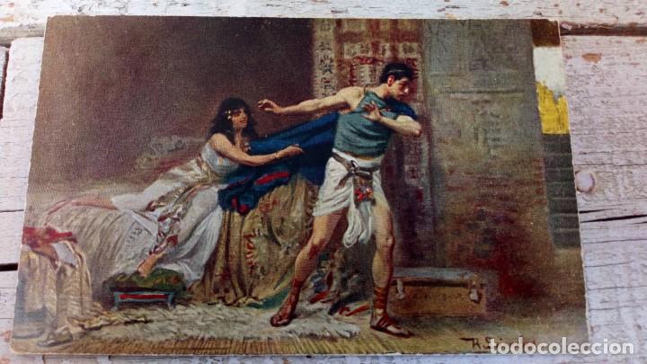 Postales: JOSE Y LA MUJER DE PUTIFAR, CUADROS DE ROB LEINWEBER. - Foto 1