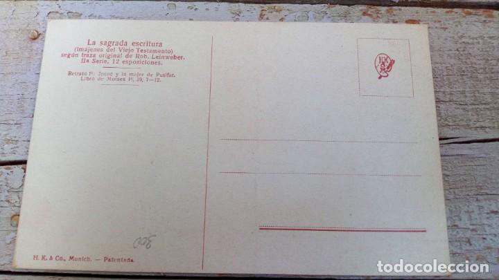 Postales: JOSE Y LA MUJER DE PUTIFAR, CUADROS DE ROB LEINWEBER. - Foto 2