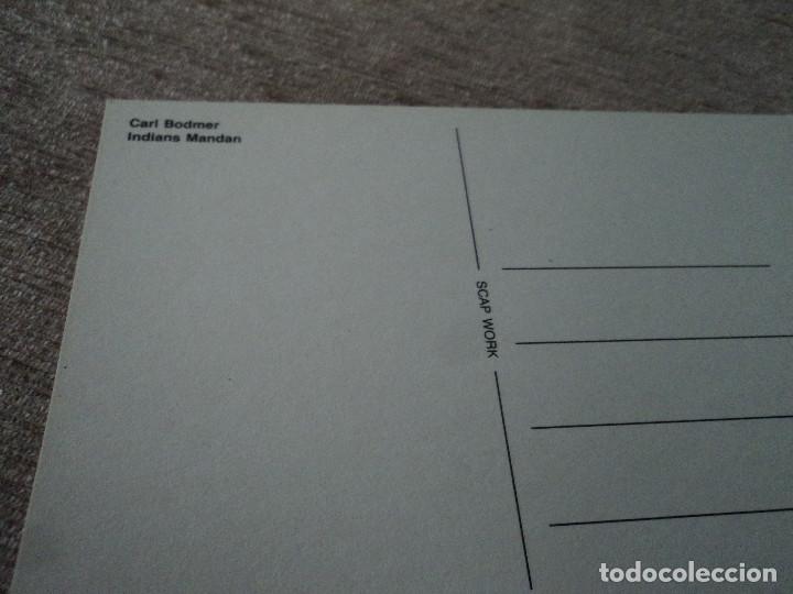 Postales: carl bodmer, indians mandan, ed. scap work - Foto 2