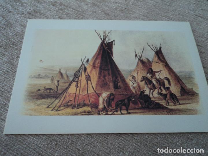 Postales: carl bodmer, wigwam, ed. scap work - Foto 1