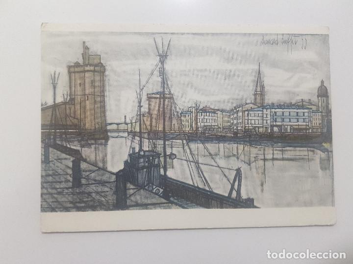 Postales: POSTAL BERNARD BUFFET - LA ROCHELLE 1955 - PARIS - Foto 1