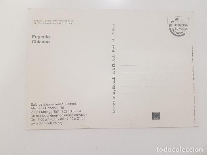Postales: POSTAL SALA EXPOSICIONES ALAMEDA M&Aacute;LAGA: EUGENIO CHICANO - Foto 2
