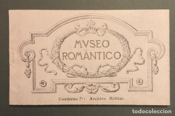 Postales: MUSEO ROM&Aacute;NTICO.- COLECCI&Oacute;N COMPLETA DE 8 CUADERNOS. - Foto 8