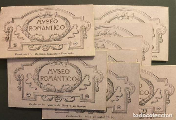 Postales: MUSEO ROM&Aacute;NTICO.- COLECCI&Oacute;N COMPLETA DE 8 CUADERNOS. - Foto 1
