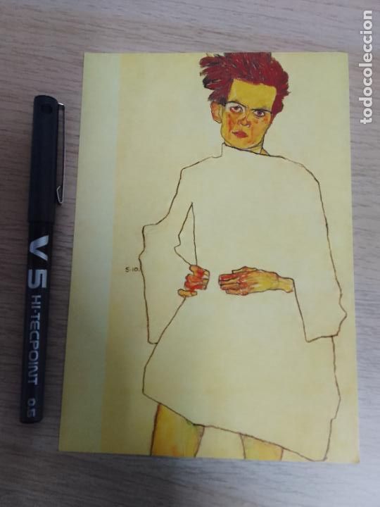 Postales: Postal Egon Schiele: Selbstdarstellung im Hemd - Foto 1