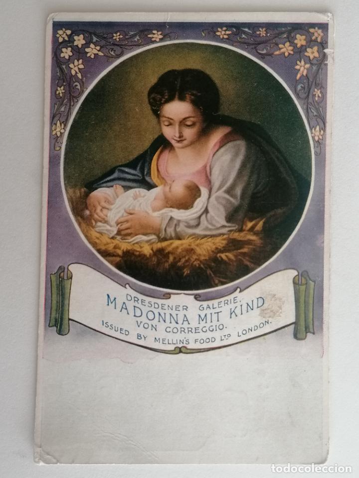 Postales: POSTAL MADONNA MIT KIND, PUBLICIDAD ALIMENTO MELLIN