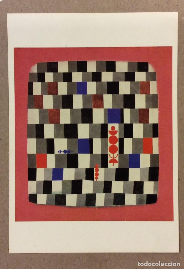 Postales: PAUL KLEE &ldquo;UEBERSCHACH&rdquo;. POSTAL SIN CIRCULAR DE 1987. - Foto 1