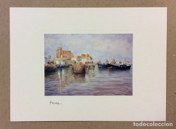 Postais: MARNAY &ldquo;PUERTO CASTRO URDIALES&rdquo;. POSTAL SIN CIRCULAR SERIE CANTABRIA EN PINTURA.