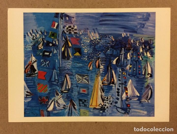 Postais: RAOUL DUFY &ldquo;REGATTA AT COWES&rdquo;. POSTAL SIN CIRCULAR NATIONAL GALLERY OF ART WASHINGTON 1989