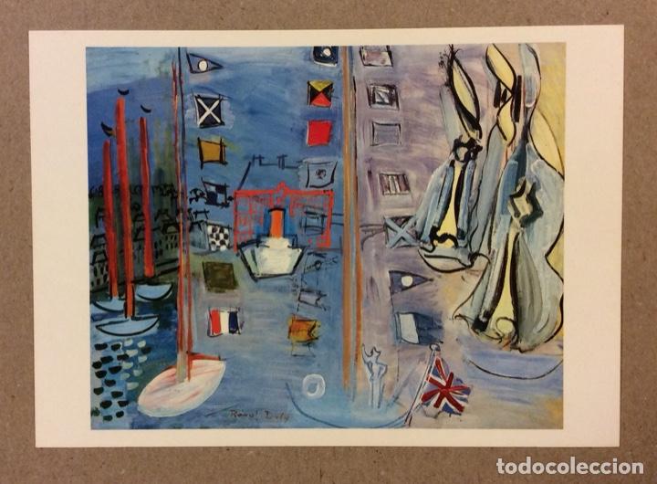 Postais: RAOUL DUFY &ldquo;THE BASIN AT DEAUVILLE&rdquo;. POSTAL SIN CIRCULAR NATIONAL GALLERY OF ART WASHINGTON.