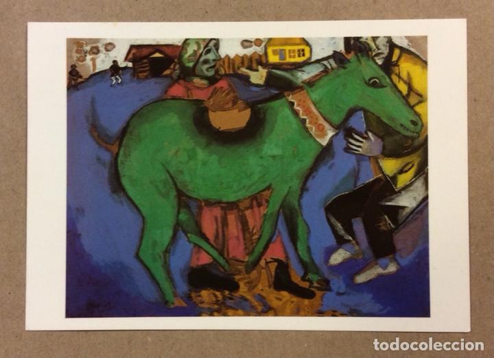 Postales: MARC CHAGALL &ldquo;THE GREEN DONKEY&rdquo;. POSTAL SIN CIRCULAR TATE GALLERY. - Foto 1