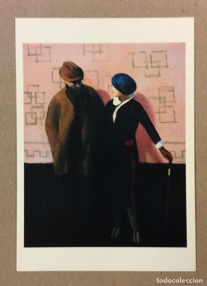 Postkarten: GUY PENE DU BOIS &ldquo;HALLWAY, ITALIAN RESTAURANT&rdquo;. POSTAL SIN CIRCULAR NATIONAL GALLERY OF ART WASHINGT