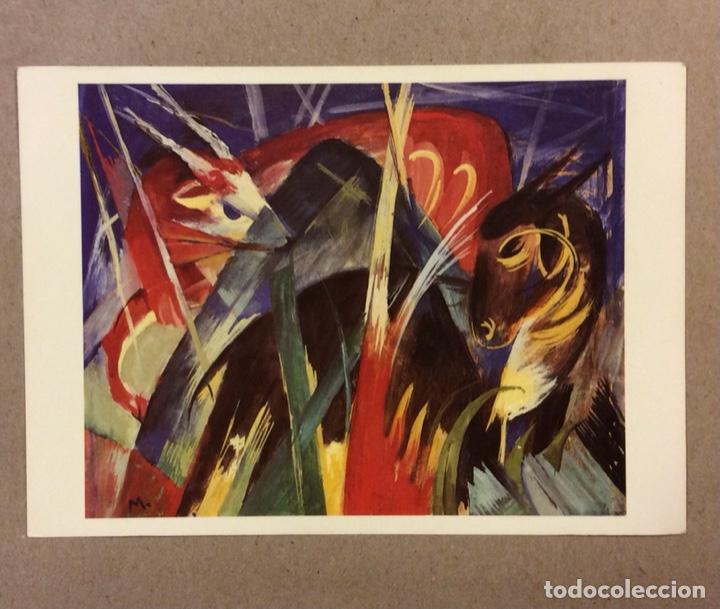 Postales: FRANZ MARC &ldquo;FABELTIERE 1&rdquo;. POSTAL SIN CIRCULAR. - Foto 1