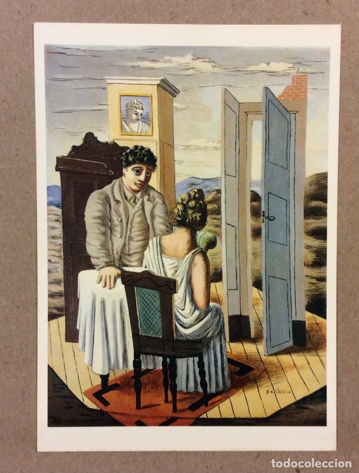 Cartoline: GIORGIO DE CHIRICO &ldquo;CONVERSATION AMONG THE RUINS&rdquo;. POSTAL SIN CIRCULAR NATIONAL GALLERY OF ART WASHI