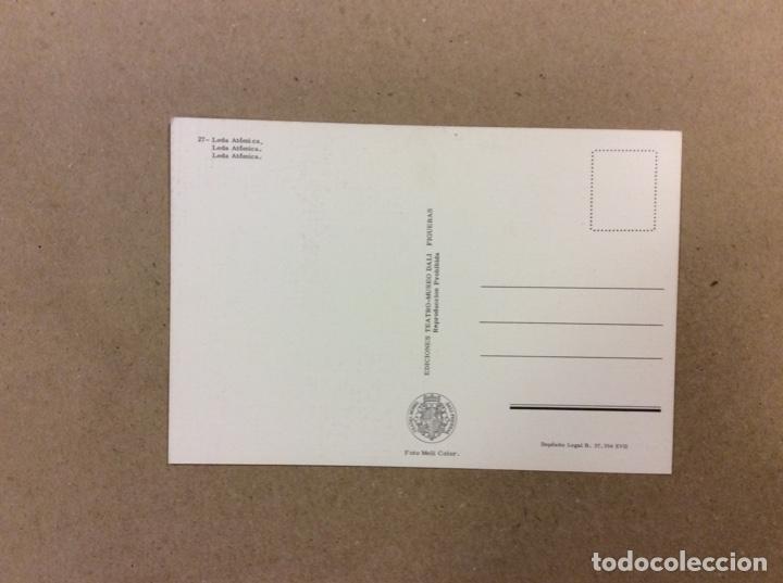 Postales: SALVADOR DAL&Iacute; &ldquo;LEDA AT&Oacute;MICA&rdquo;. POSTAL SIN CIRCULAR. - Foto 2