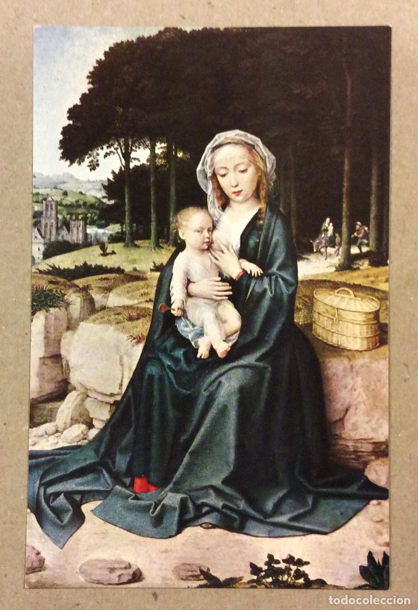Postales: GERARD DAVID &ldquo;DESCANSO EN LA HU&Iacute;DA A EGIPTO&rdquo;. POSTAL SIN CIRCULAR SERIE MUSEO DEL PRADO. EDICIONES A